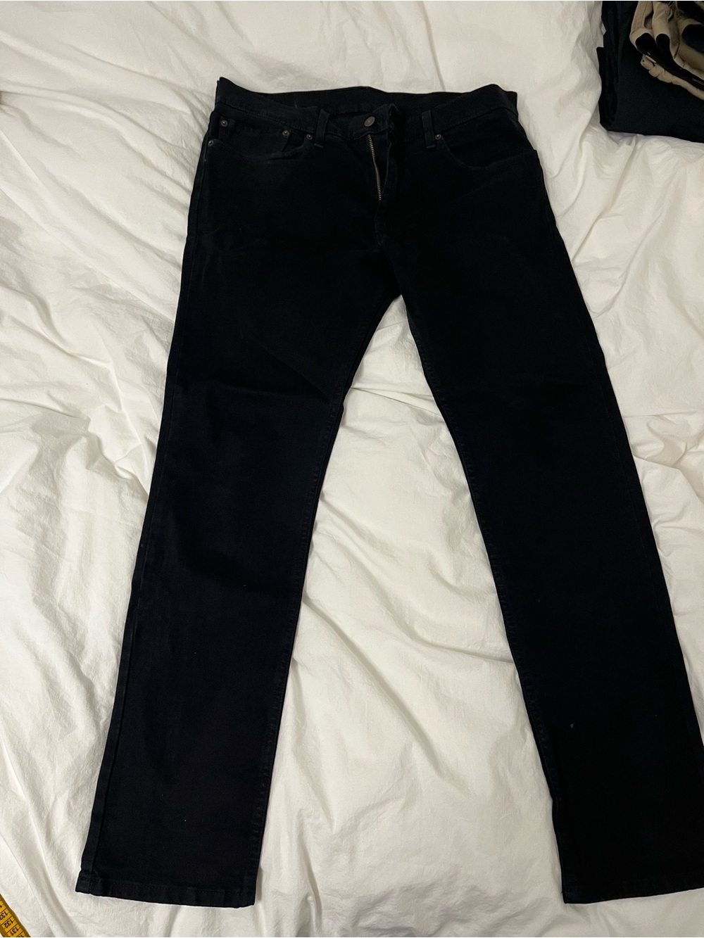 Levi’s 511 Black Mens Straight-Leg Jeans